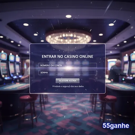 Login para cassino online no 55ganhe, aproveite jogos e promoções exclusivas.