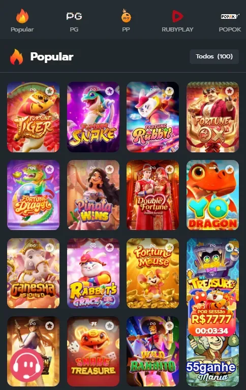 Suporte 24/7 em Português - 55ganhe