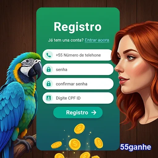 Registro de cadastro VIP no site 55ganhe, mostrando passos e benefícios exclusivos.